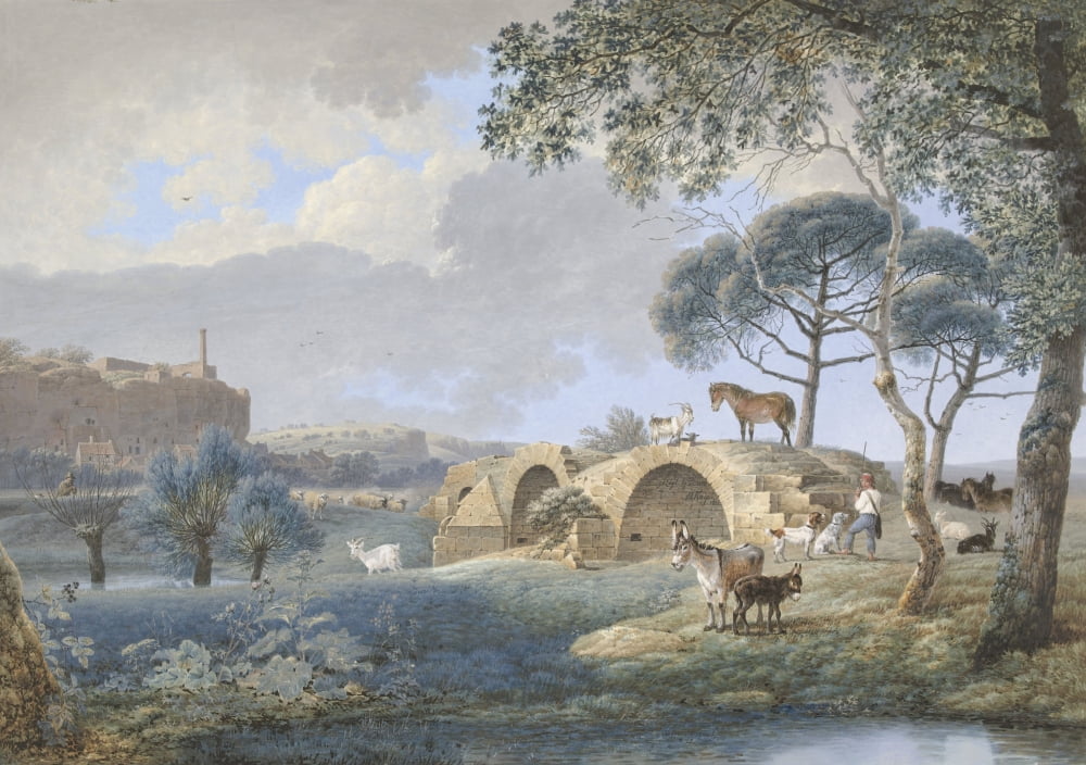 Scene In Tours Canvas Art - (24 x 18)