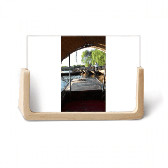 Scene Of Outside Art Deco Fashion Photo Wooden Photo Frame Tabletop Display