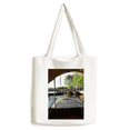 thumbnail image 1 of Scene Of Outside Tote Canvas Bag Shopping Satchel Casual Handbag, 1 of 3