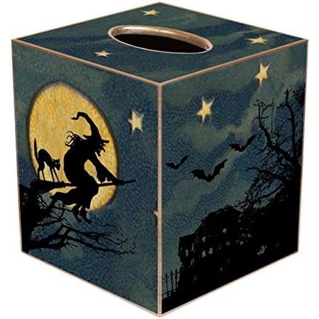Scene Paper Mache Tissue Box Cover • Decorations