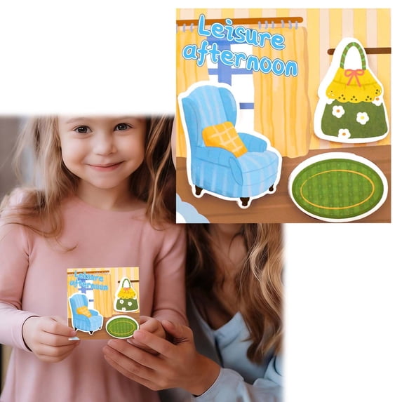 Scene Themed Sticky Notes Cute Catching Style Notes Adhesive Stationery For Reusable Use1pc