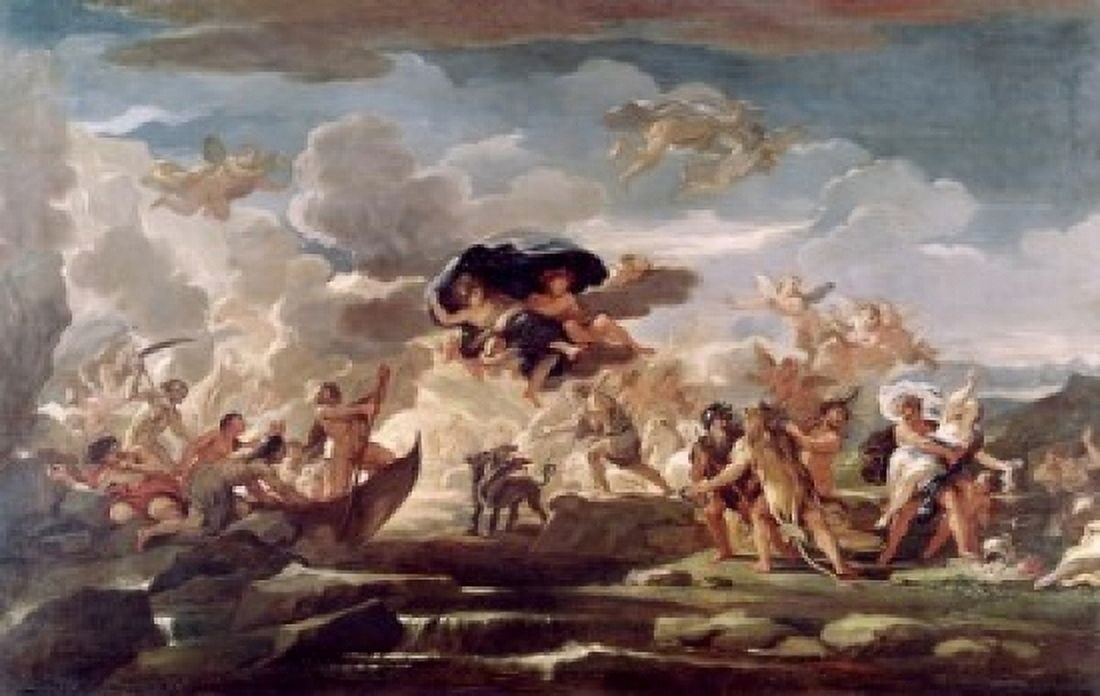 Scene With The Rape Of Proserpine Luca Giordano (1634-1705 Italian) Canvas Art - Luca Giordano (24 x 36)