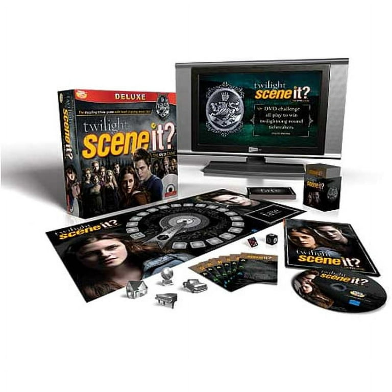 Scene it Twilight Deluxe DVD Game The Dazzling Trivia Game with Heart Stopping Movie Clips