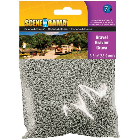 SceneARama Gravel-3.6 Cubic Inches