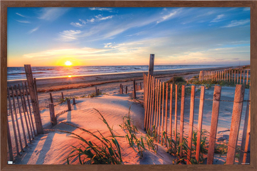 Scenery - Boardwalk Wall Poster, 14.725" x 22.375", Framed