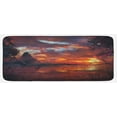 thumbnail image 1 of Scenery Kitchen Mat, First Age Seemed View with Safari Wild Animals Gazelles and Forest Image, Plush Decorative Kitchen Mat with Non Slip Backing, 47" X 19", Multicolor, by Ambesonne, 1 of 1