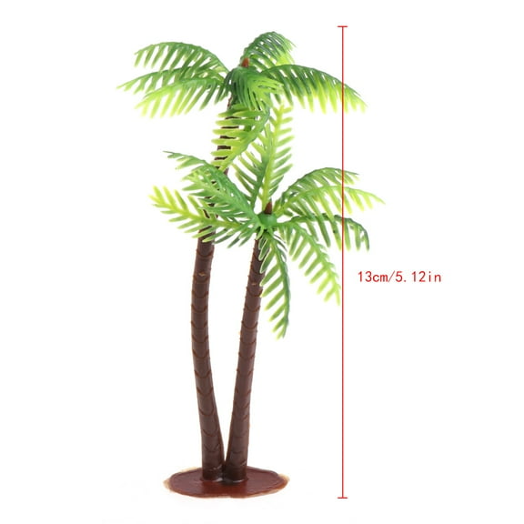 Scenery Landscape Model Miniature Simulation Palms Tree Home Decoration Plastic Artificial Plant Ornament