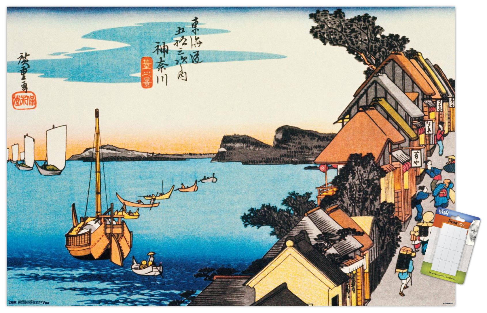 Scenery Of Kanagawa Wall Poster, 22.375" x 34"