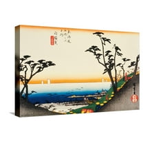 Scenery Of Shirasuka Canvas Wall Poster, 14.725" x 22.375"