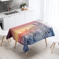 thumbnail image 1 of Scenery Printed Tablecloth Stain Resistant Waterproof Wedding Party Restaurant Banquet Decoration Home Table, 1 of 5