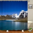 thumbnail image 1 of Scenery Waterproof Bathroom Shower Curtains Primeval Natural Forest Tree Bath Curtains 3d Printing With Washable Cloth, 1 of 5