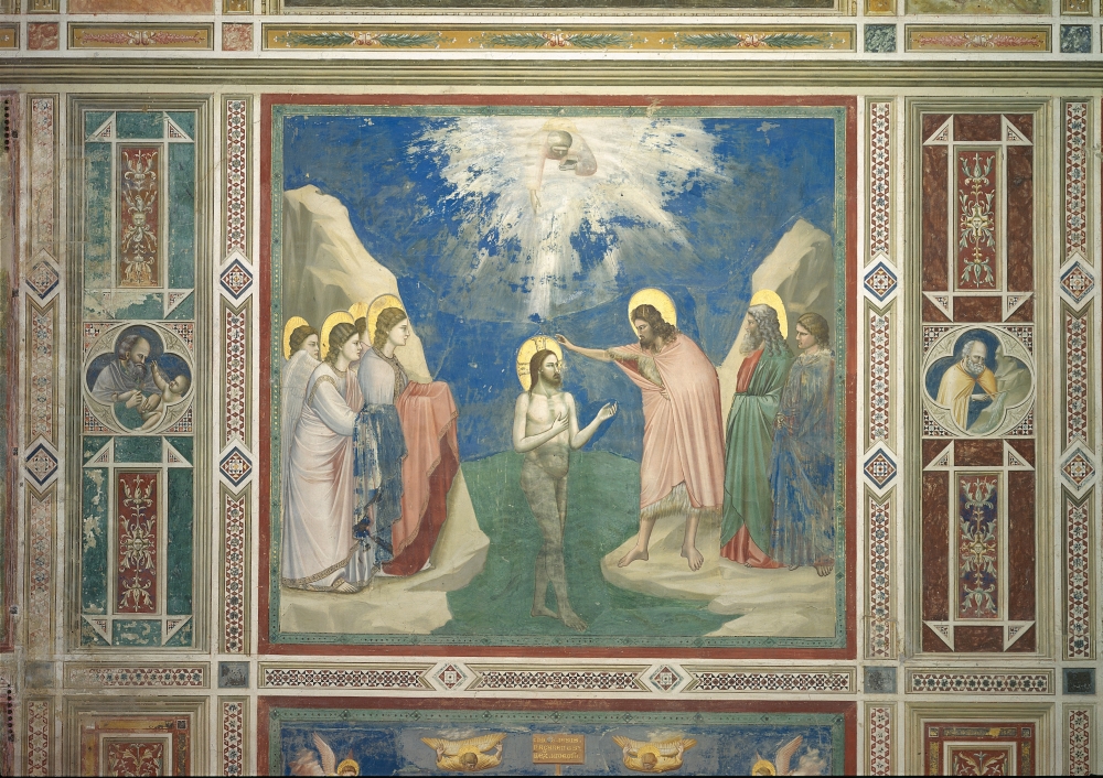 Scenes From The Life Of Christ Baptism Of Christ Canvas Art - (36 x 24)