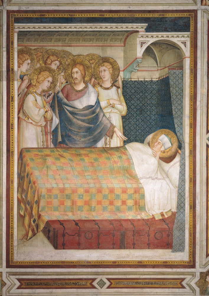 Scenes From The Life Of St Martin The Dream Of St Martin Canvas Art - (18 x 24)