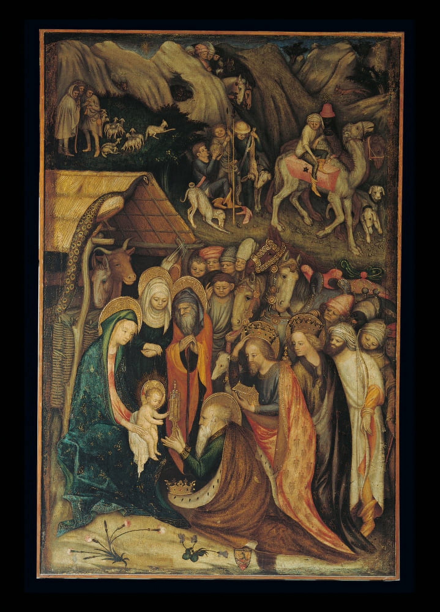 Scenes From The Nativity Of Jesus Christ Canvas Art - (24 x 36)