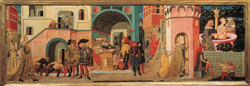 Scenes From The Story Of Susanna Canvas Art - (36 x 24)