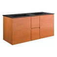 thumbnail image 1 of Modway Scenic 48" Double Wall-Mount Bathroom Vanity, 1 of 4