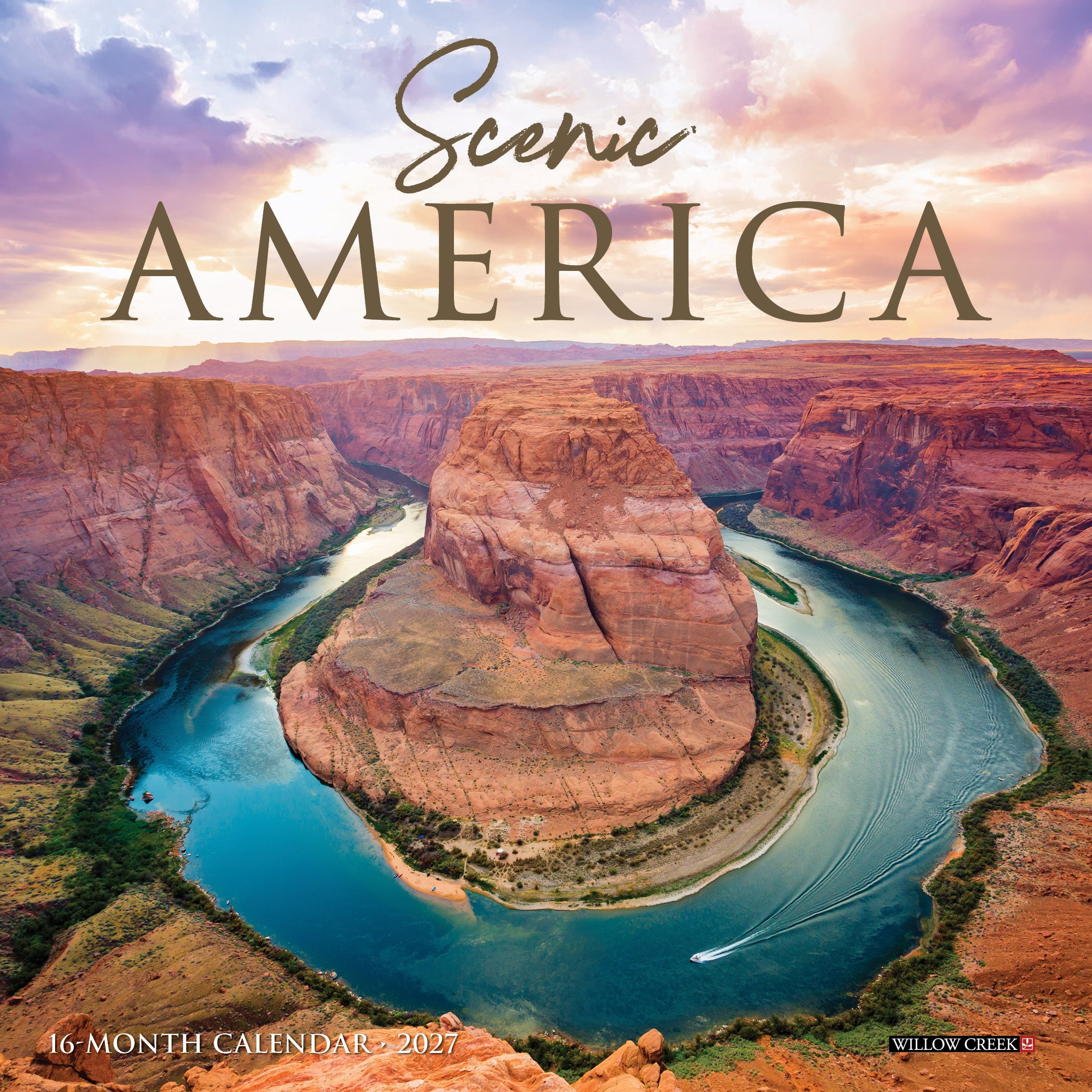 Willow Creek Press, Scenic America 2027 Mini Wall Calendar