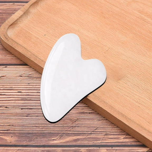 Scenic Beauty Heart Shaped Natural Jade Stone Massage Tool for Body