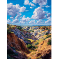 thumbnail image 1 of Scenic Canyon Landscape Oil Painting Canvas Print Wall Art for Living Room Office Hotel Lobby, 1 of 8