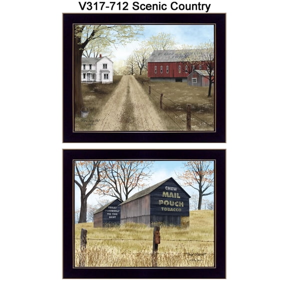 TrendyDecor4U Scenic Country Collection By Billy Jacobs Wall Art V317-712