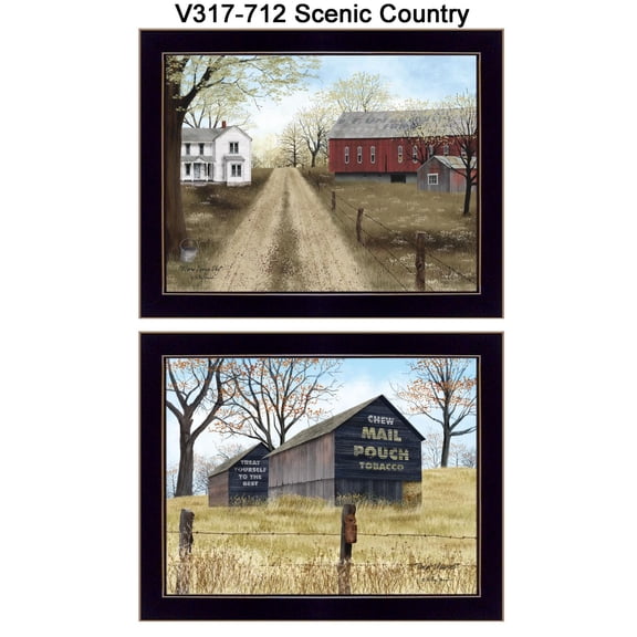 TrendyDecor4U Scenic Country Collection By Billy Jacobs Wall Art V317-712