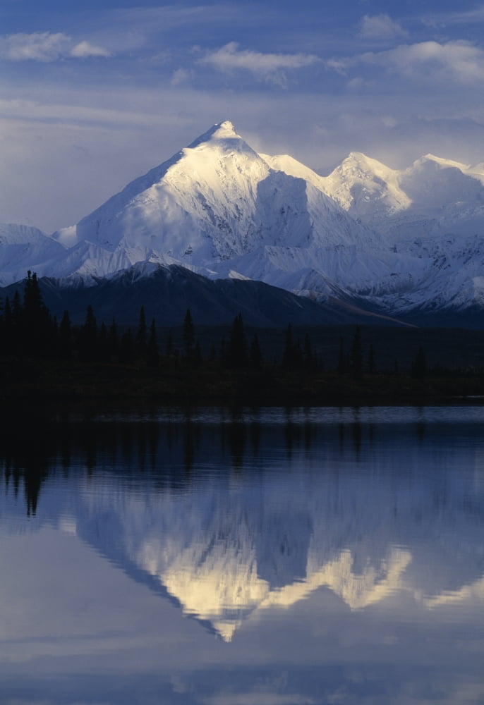 Scenic Mountain Lake Canvas Art - Natural Selection Robert Cable Design Pics (12 x 18)