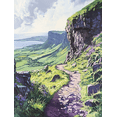 thumbnail image 1 of Scenic Mountain Path Canvas Wall Art/Decorative Painting， Suitable for Living Room， Bedroom， Office， Hallway， and Study Room Decoration., 1 of 8