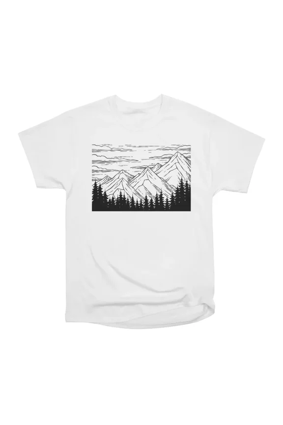 Scenic Mountains T-Shirt Tee Gift For Him Merch For Her Apparel For Friend