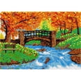 thumbnail image 1 of Scenic River | Rug Making Latch Hooking Kit, 1 of 8