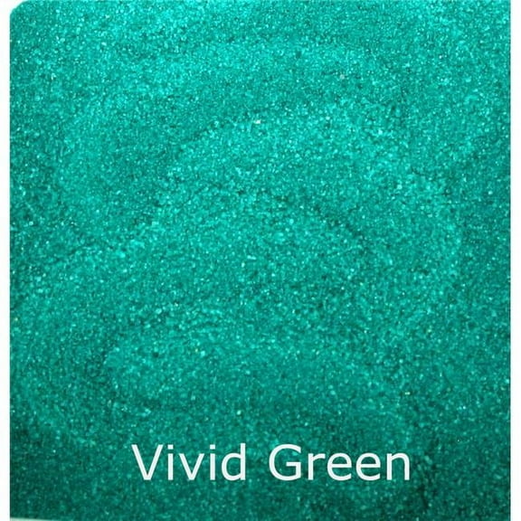 Scenic Sand 25 lbs Activa Bag of Bulk Colored Sand, Vivid Green