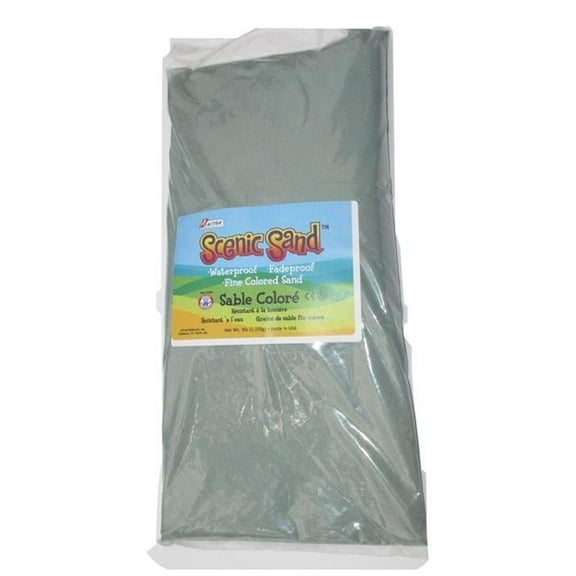 Scenic Sand Activa 5 lbs Bag of Colored Sand, Moon Shadow