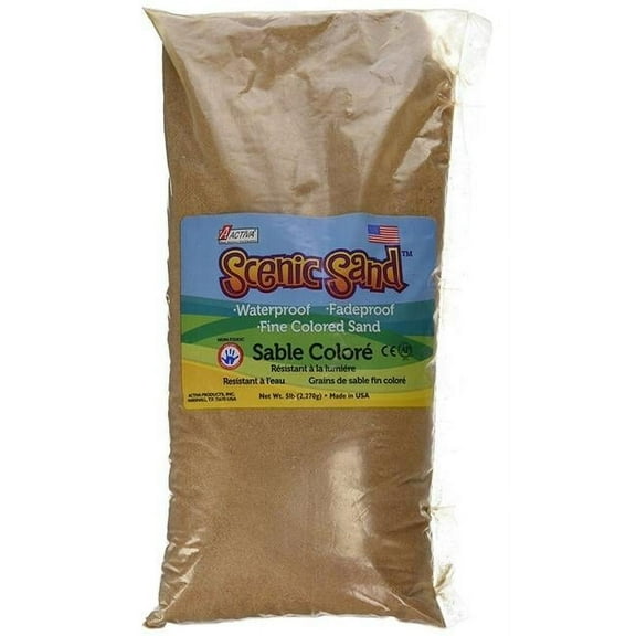Scenic Sand Activa 5 lbs Scenic Sand, Cocoa Brown