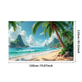 thumbnail image 1 of Scenic Tropical Backdrop Beach Landscape Photography Nature Panorama for Travel Wedding Event, 1 of 7