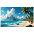 thumbnail image 1 of Scenic Tropical Backdrop Beach Landscape Photography Nature Panorama for Travel Wedding Event, 1 of 8