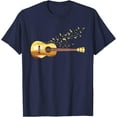 thumbnail image 1 of Scenic Uke Guitar Ukulele Lover Softstyle Unisex T-Shirt,Navy Color,Size YS, 1 of 5