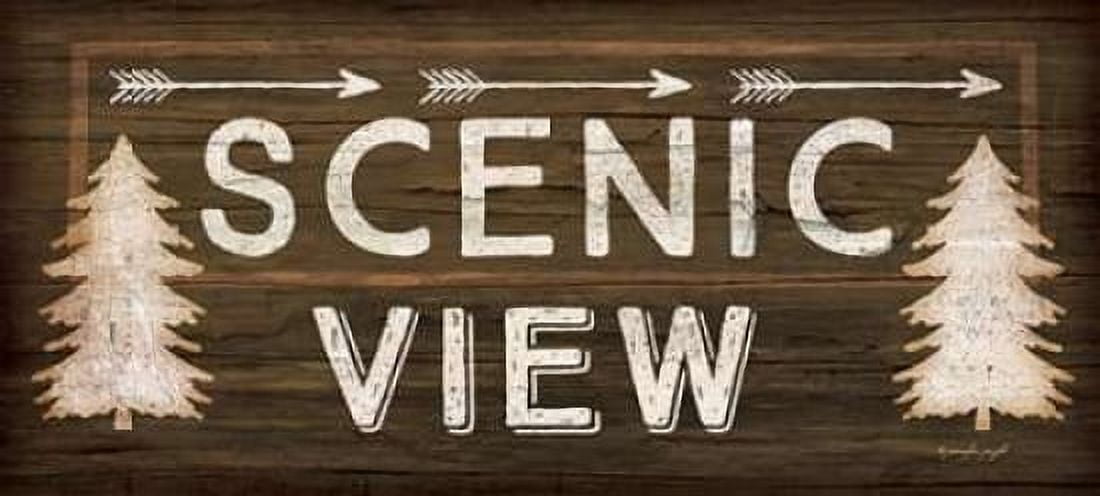 Scenic View Canvas Art - Jennifer Pugh (10 x 20)