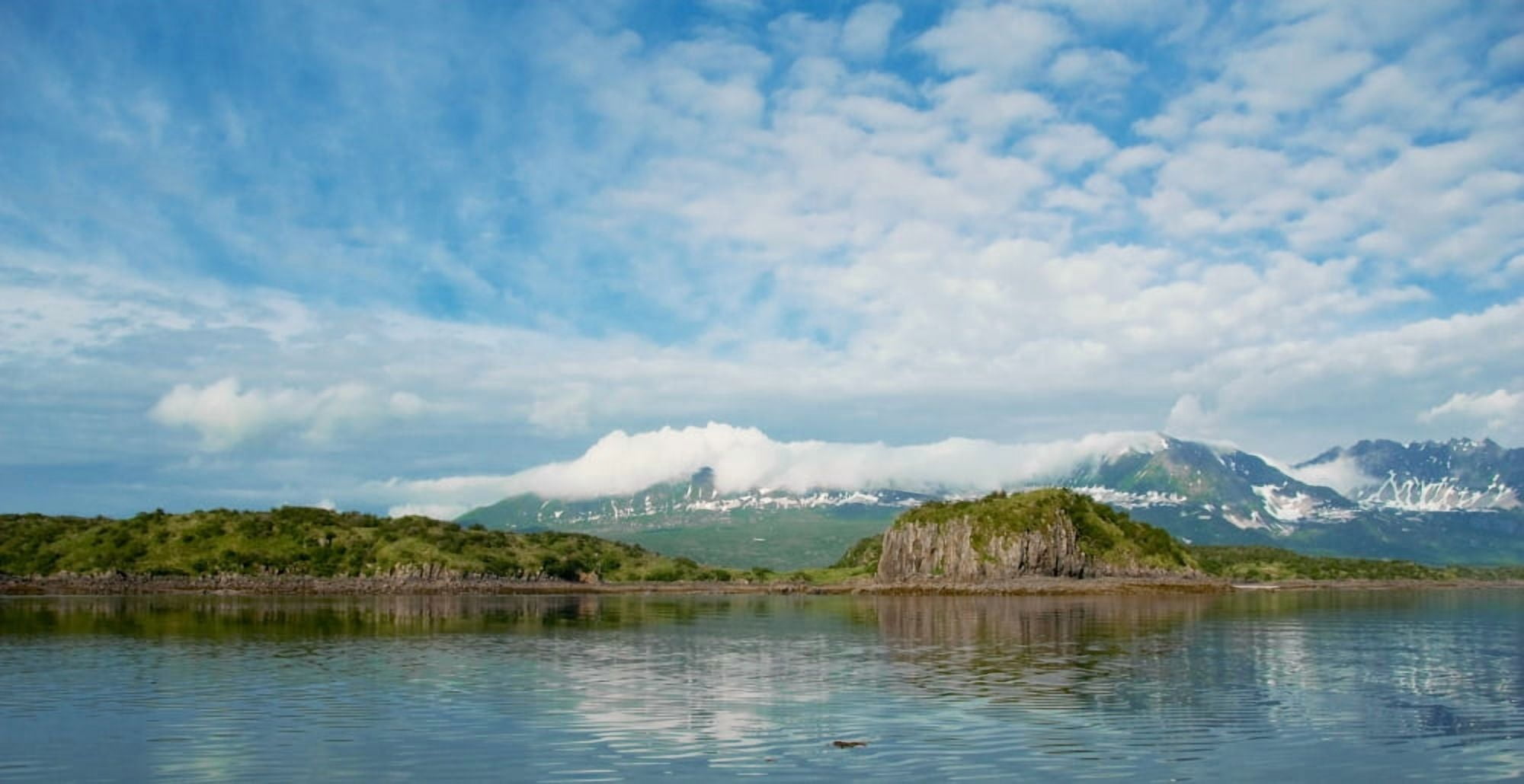Scenic View Of Geographic Harbor Katmai National Park Southwest Alaska Summer Canvas Art - Cathy Hart Design Pics (19 x 10)