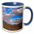 thumbnail image 1 of 3drose, Scenic View of the Big Horn Mt of Wyoming - Us51 Jre0136 - Joe Restuccia Iii, 11oz Two-tone Blue Mug, 1 of 6