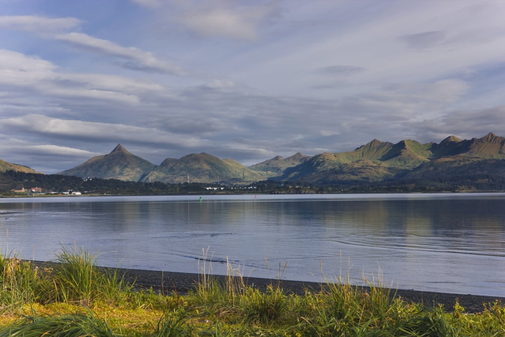 Scenic View Of Womens Bay Kodiak Island Alaska Fall Canvas Art - Kevin Smith Design Pics (19 x 12)