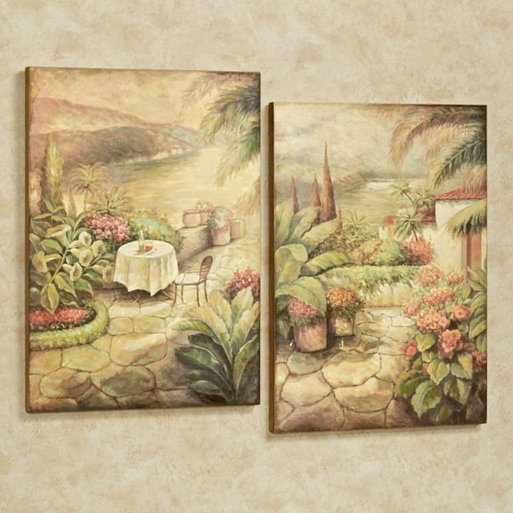 Scenic View Wall Art Multi Warm Set of Two 2