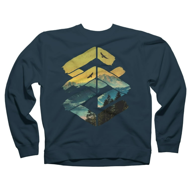 Mountain design sweatshirt clearance