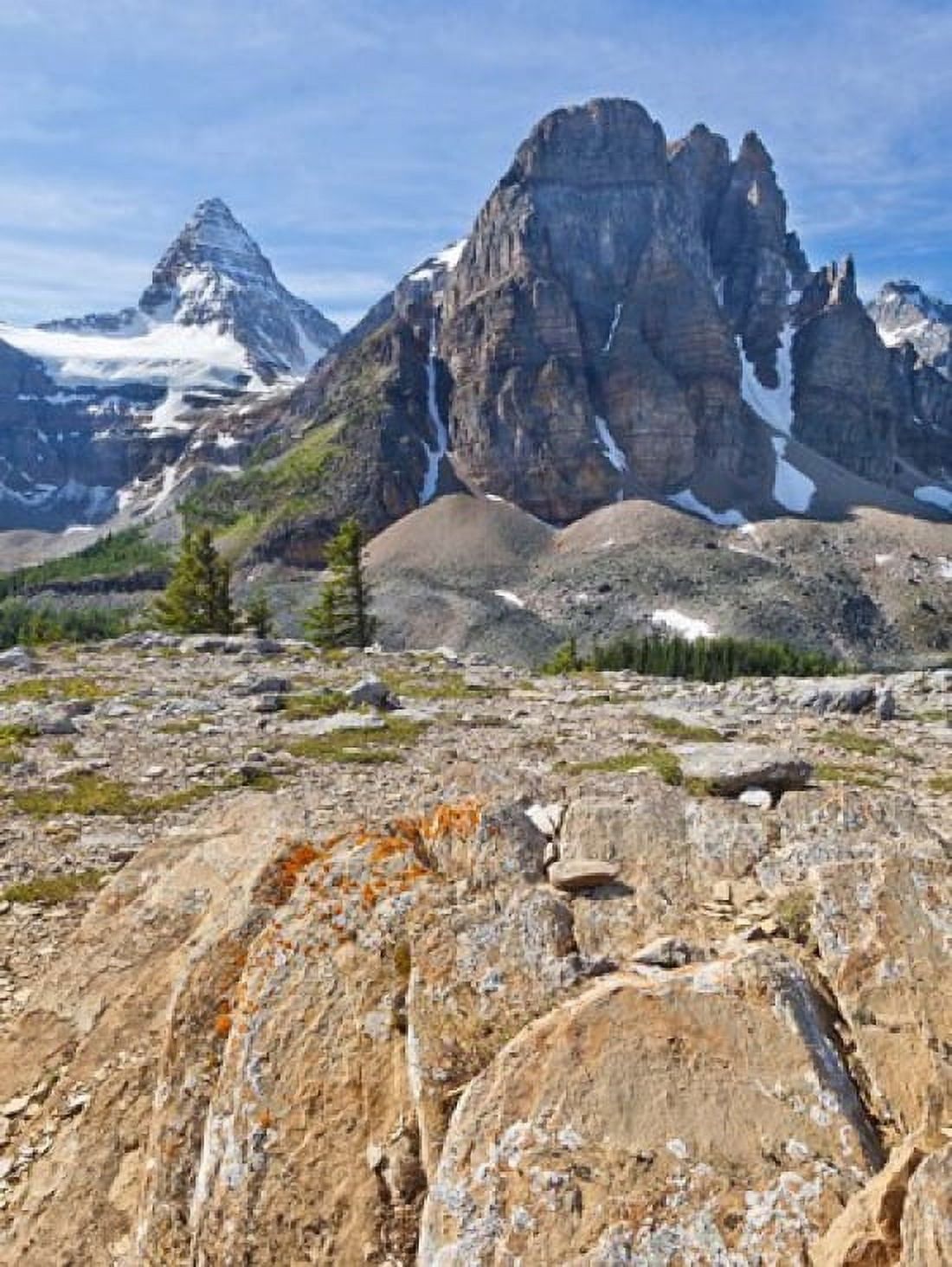 Scenic of Mt Assiniboine and Wedgwood Peak BC Canada Canvas Art - Jaynes Gallery DanitaDelimont (19 x 25)