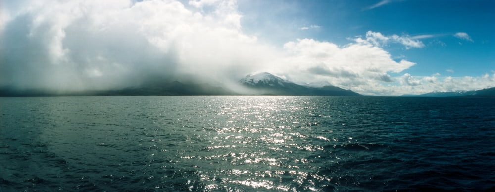 Scenic view of the Beagle Channel near Ushuaia Tierra del Fuego Province Patagonia Argentina Canvas Art - Panoramic Images (6 x 15)