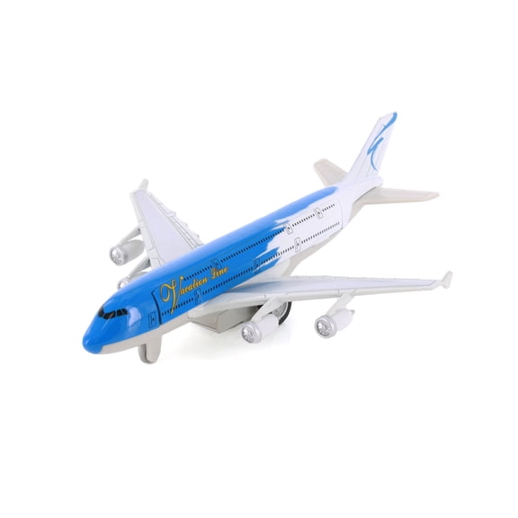Sceno Jet Airliner, Blue - Showcasts 805D - 7.75" Scale Diecast Model Plane