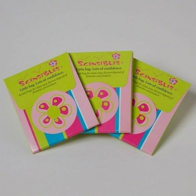 Scensibles Feminine Hygiene Sanitary Disposal Bags for Feminine Care