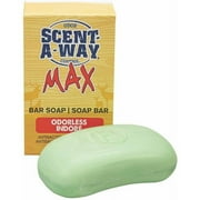 Hunters Specialties Scent-A-Way MAX Bar Body Soap - Hunting Odorless Green Soap Scent Eliminator for Hunters, Trappers, Anglers, and Campers - 3.5 Oz Bar