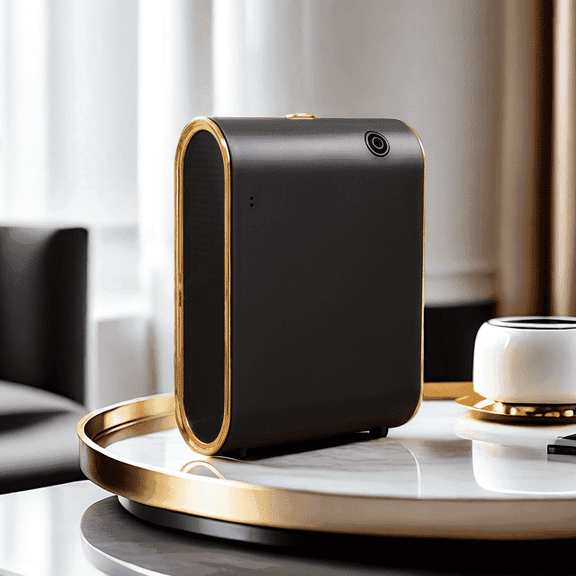 UXIKAPEEN Scent Air Machine Waterless Essential Oil Diffuser - 1500 Sq Ft Coverage, Smart Cold Air Technology, Bluetooth Hotel Collection, Black