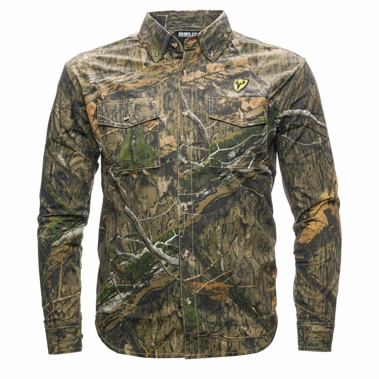 Scent Blocker Shield Series Long-Sleeve Button-Up Shirt, Hunting Clothes  for Men