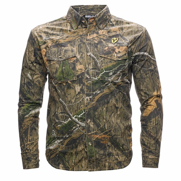 Scent Blocker Shield Series Long-Sleeve Button-Up Shirt, Hunting Clothes for Men