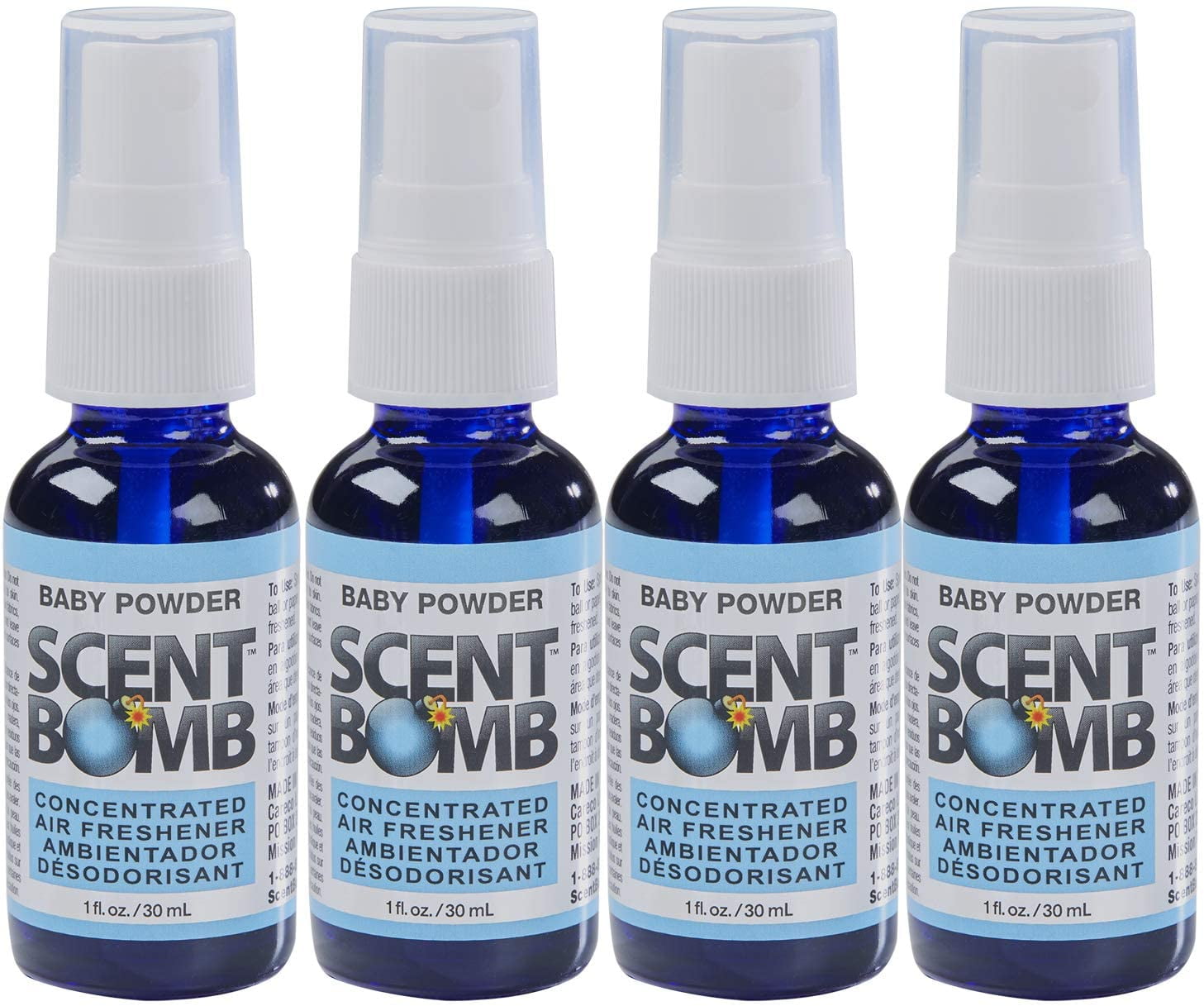 Scent Bomb Air Freshener Spray, 100 Oil Based Concentrated Air